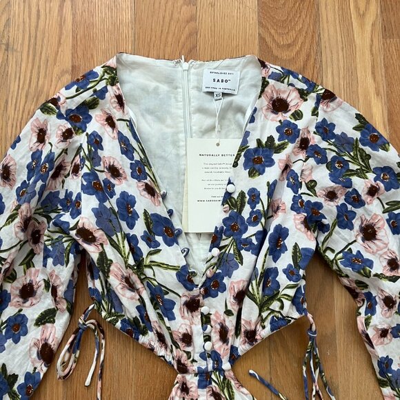 Sabo Skirt Arturo Floral Playsuit Romper - Picture 4 of 9